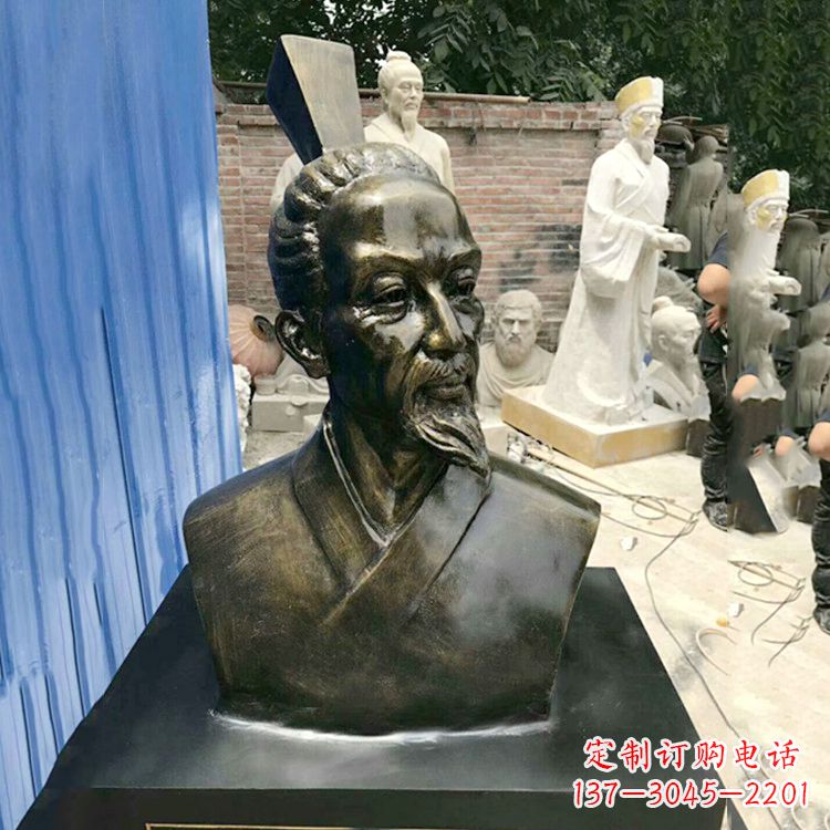 重庆屈原雕塑仿铜头像,让您享受美好的艺术之美