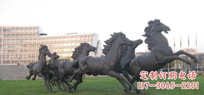 重庆群马公园动物铜雕
