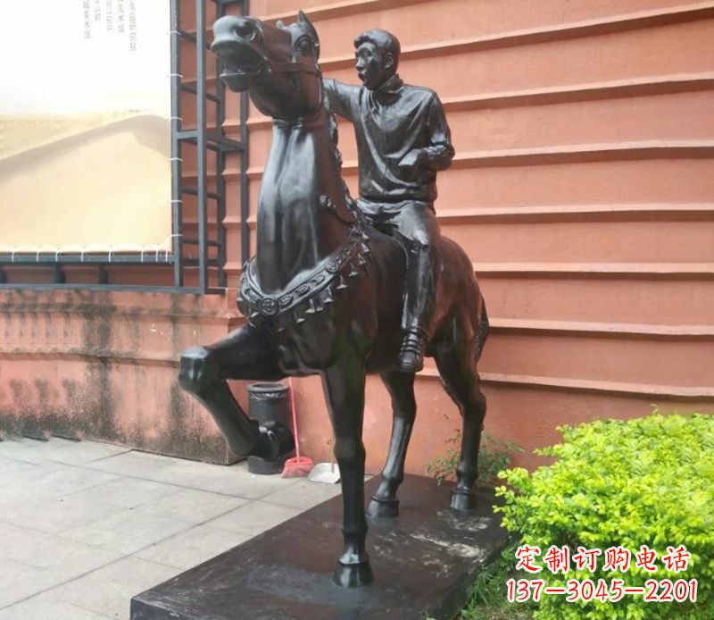 重庆独一无二的骑马雕塑