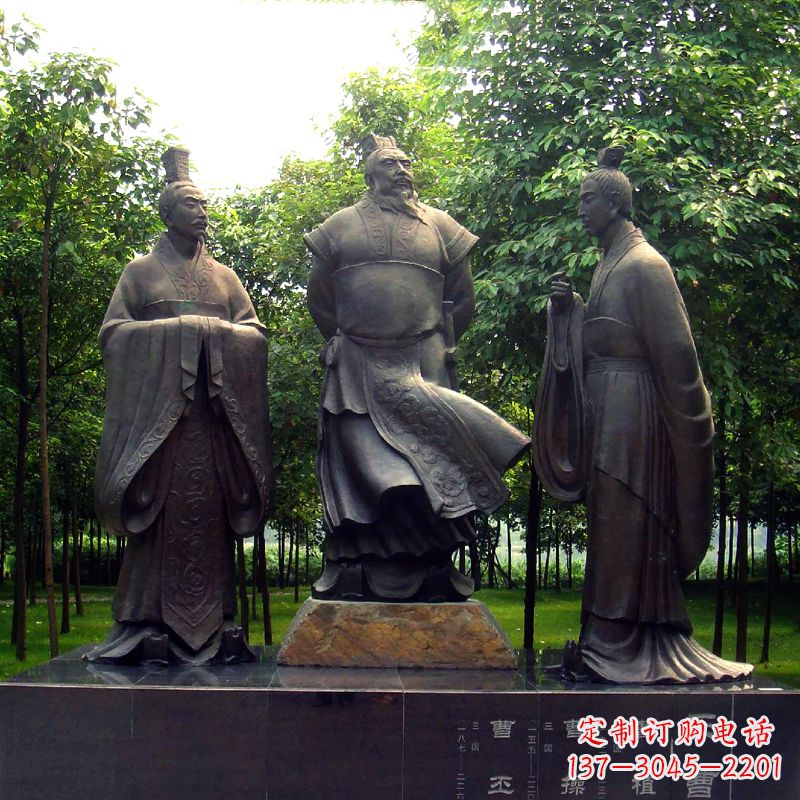 重庆精美曹丕雕塑,彰显伟绩!