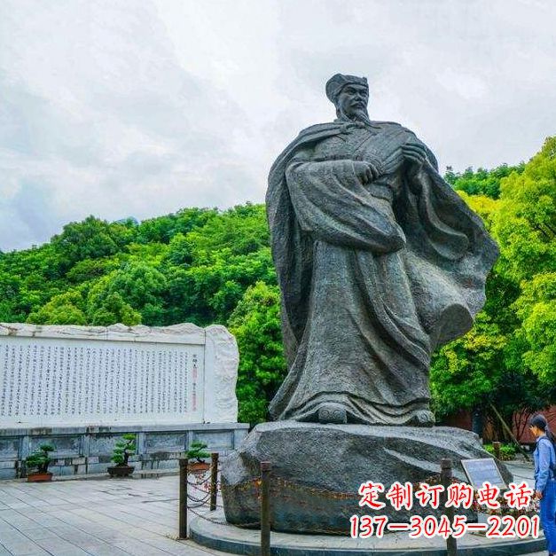 重庆汇聚历史荣光——中领雕塑诸葛亮雕塑