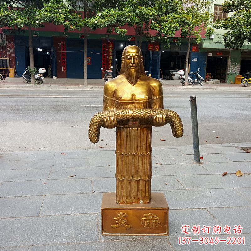 重庆昆仑山神农雕塑像,传承古老艺术