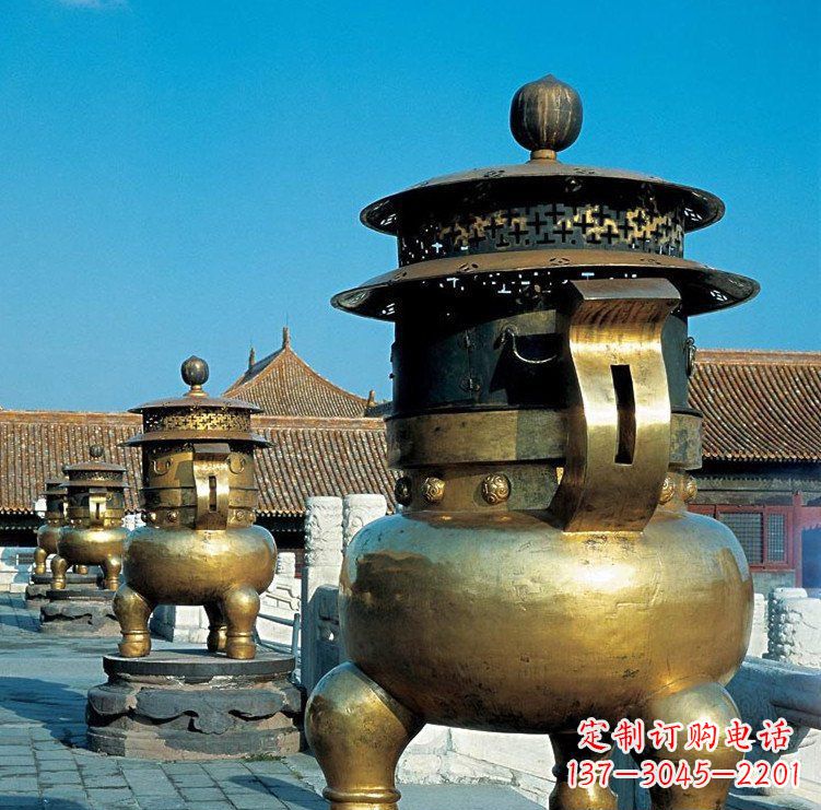 重庆专业的三足香炉雕塑