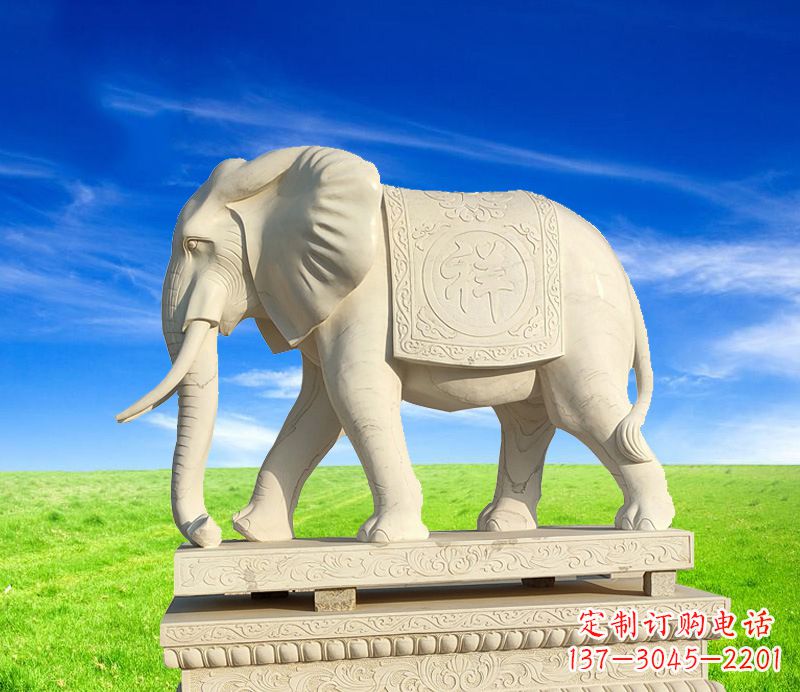 重庆上坟大象的石雕