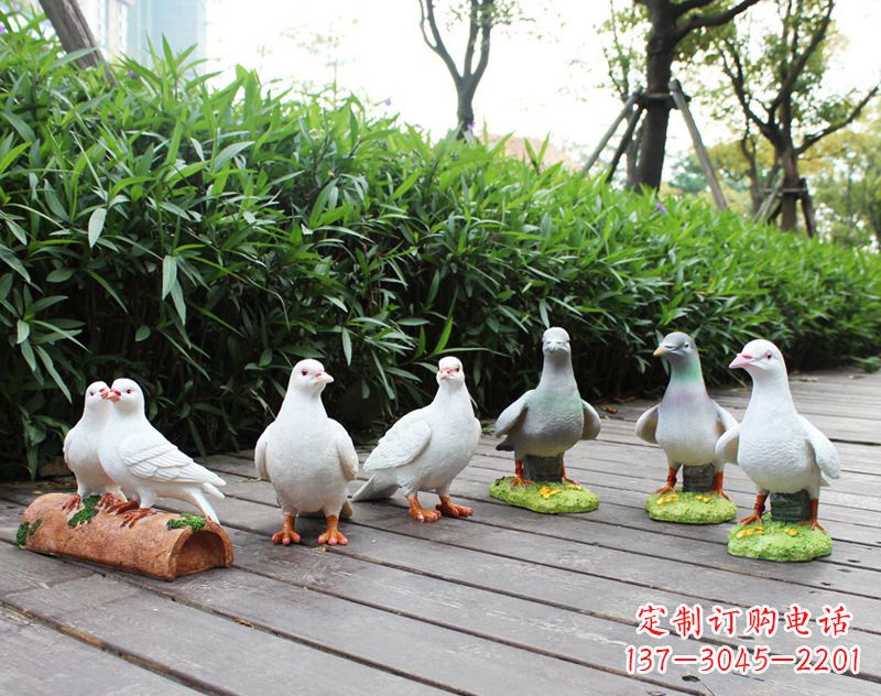 重庆祝福世界的和平鸽雕塑