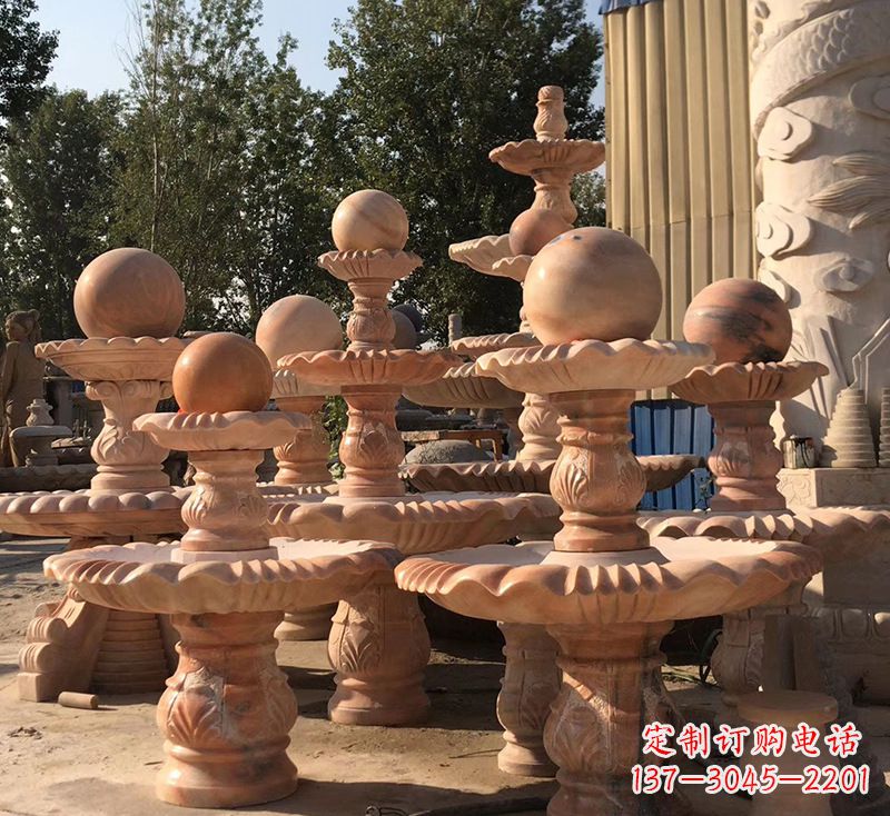 重庆精致而优雅的深圳风水球雕塑