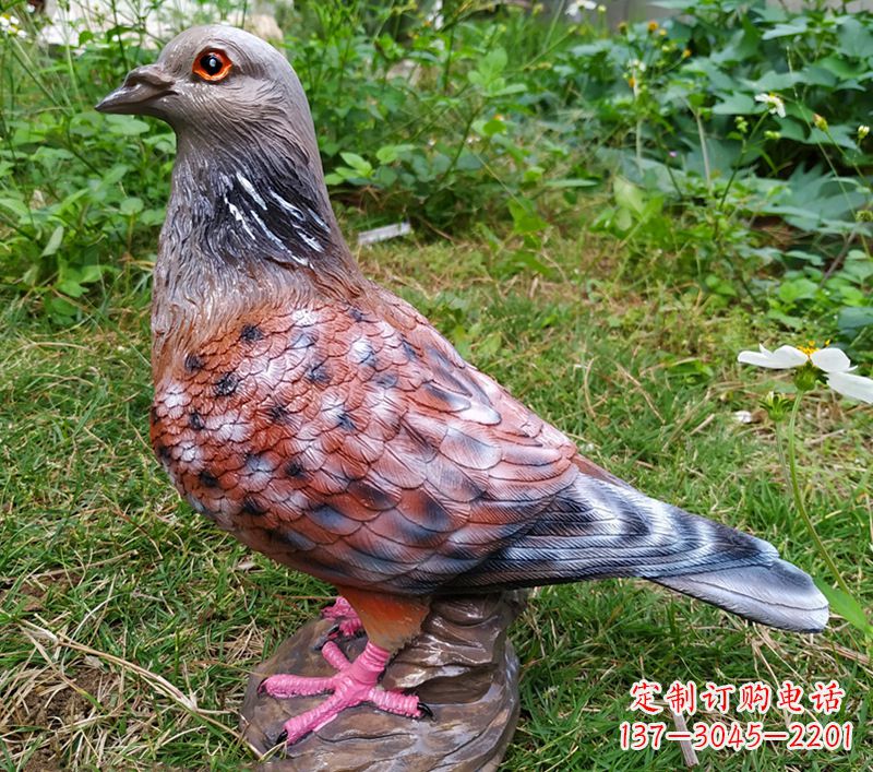 重庆中领雕塑推出:传递和平象征的和平鸽雕塑