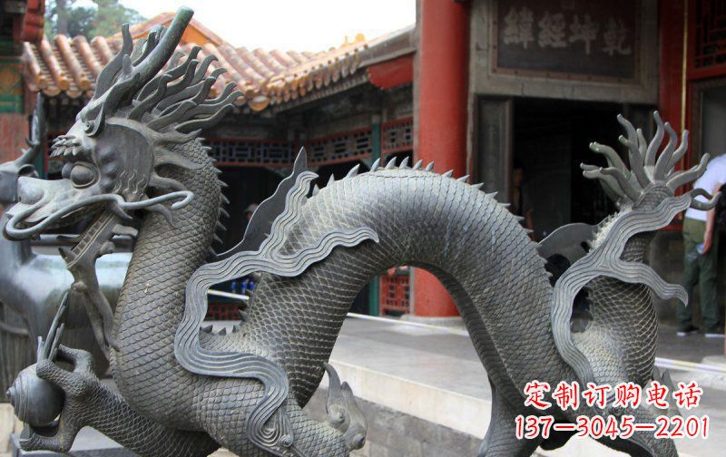 重庆中领雕塑:精美神龙铜雕