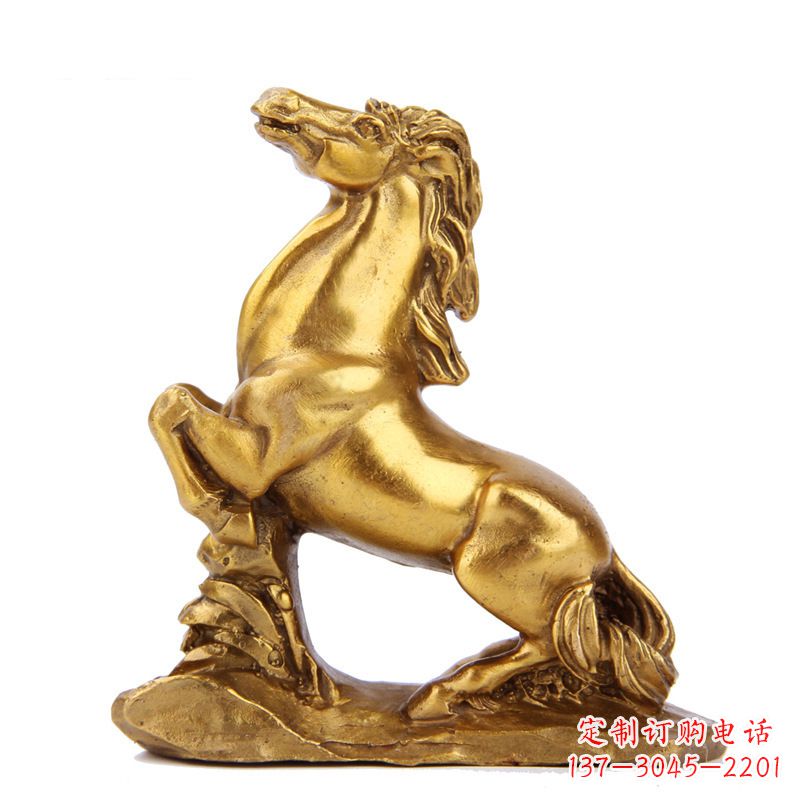 重庆精致铸铜马雕塑,古典微雕叠置美感