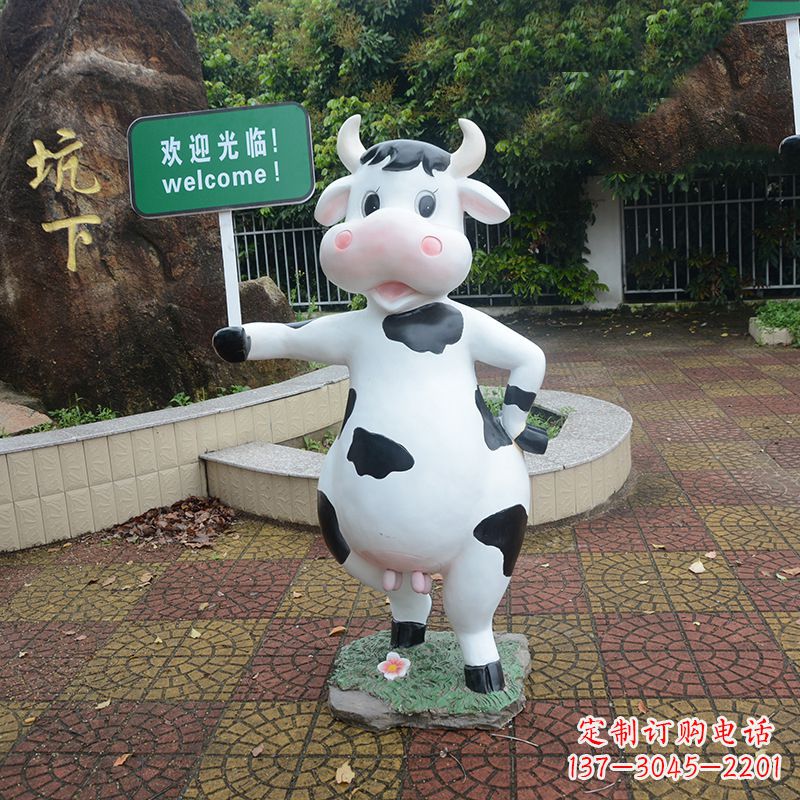 重庆中领雕塑:生肖牛卡通雕塑