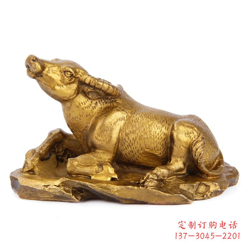 重庆优雅高贵的铸铜牛雕塑