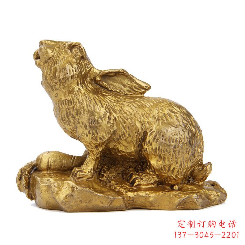 重庆精美铸铜鎏金动物雕塑