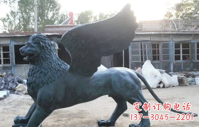 重庆圣马可飞狮铜雕