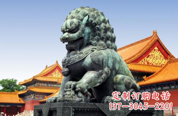 重庆贵族气派,古典青铜狮子雕塑