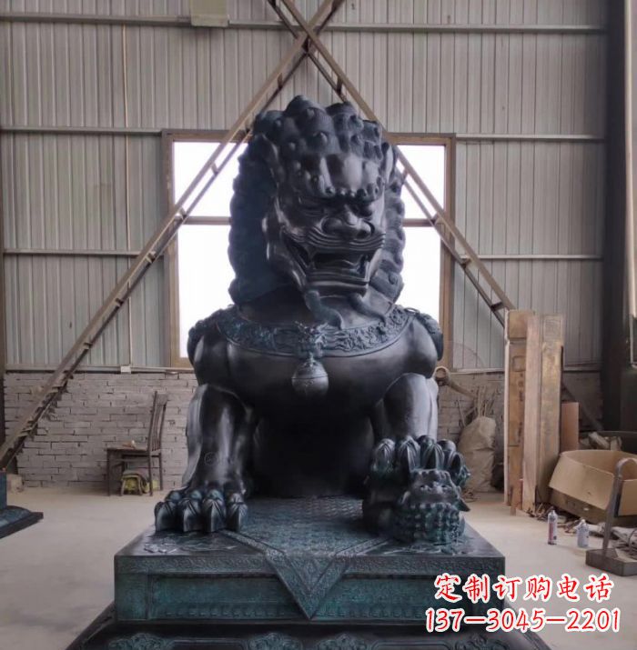 重庆中领雕塑狮子铜雕塑,壮丽展现王者之气!