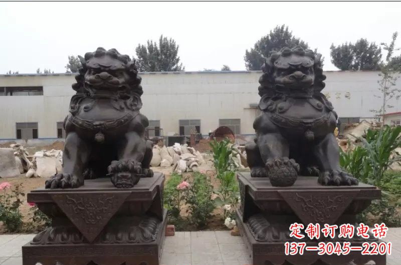 重庆精灵定制狮子铜雕塑