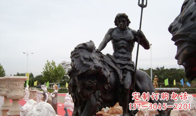 重庆狮子座铜雕:狮子雕塑把你的星座进行升华