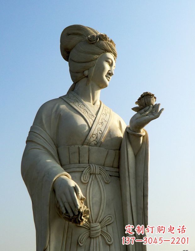 重庆中领雕塑推出的古典美人雕塑,是一个古典美…