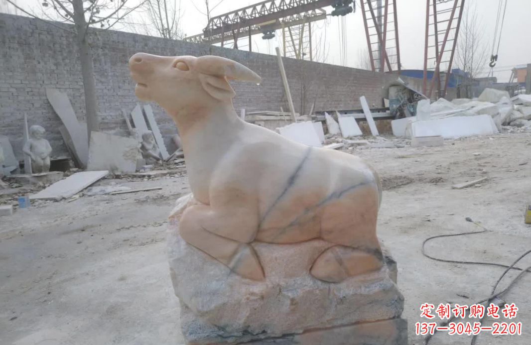 重庆精美动物十二生肖石雕