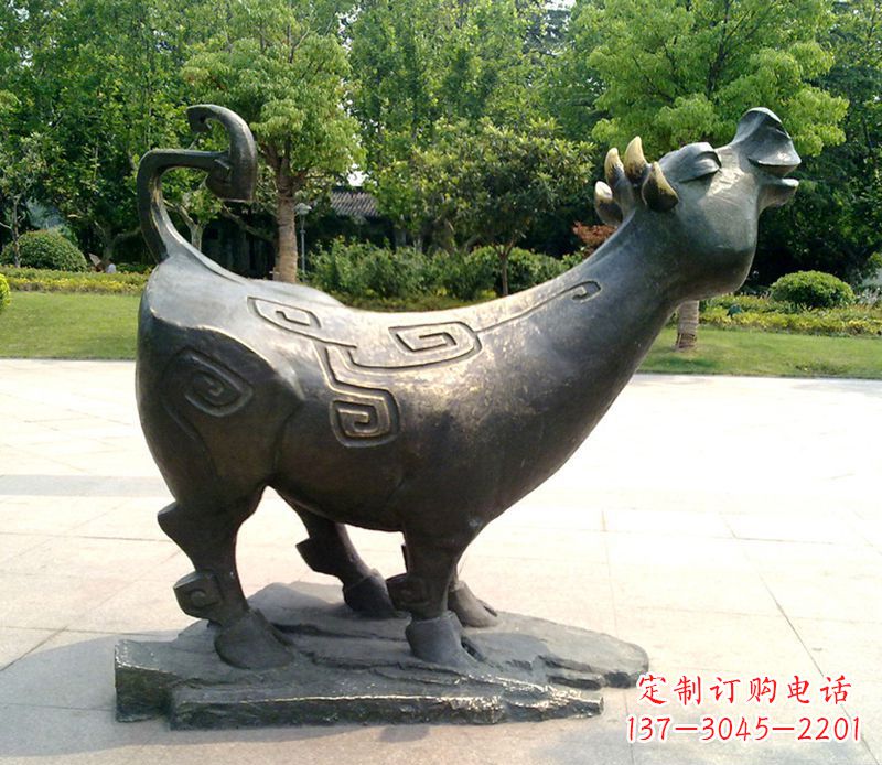 重庆十二生肖铜雕塑,中领领先一步