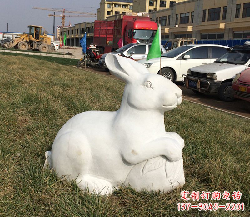 重庆十二生肖兔子石雕