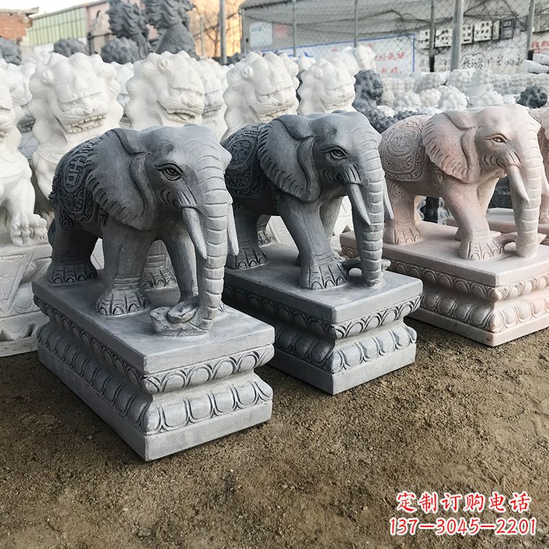 重庆中领雕塑:精美大象雕塑