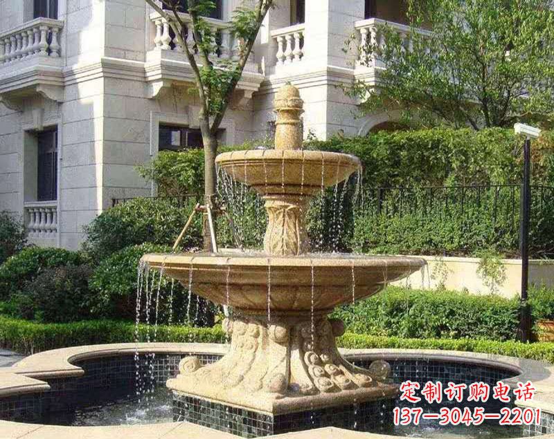 重庆美轮美奂的喷泉雕塑