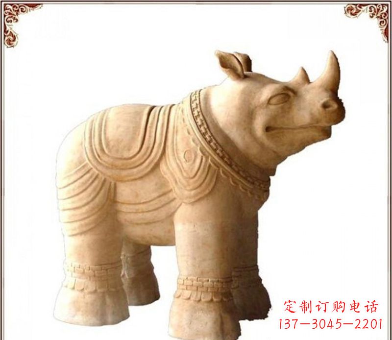 重庆石雕大水牛公园动物摆件
