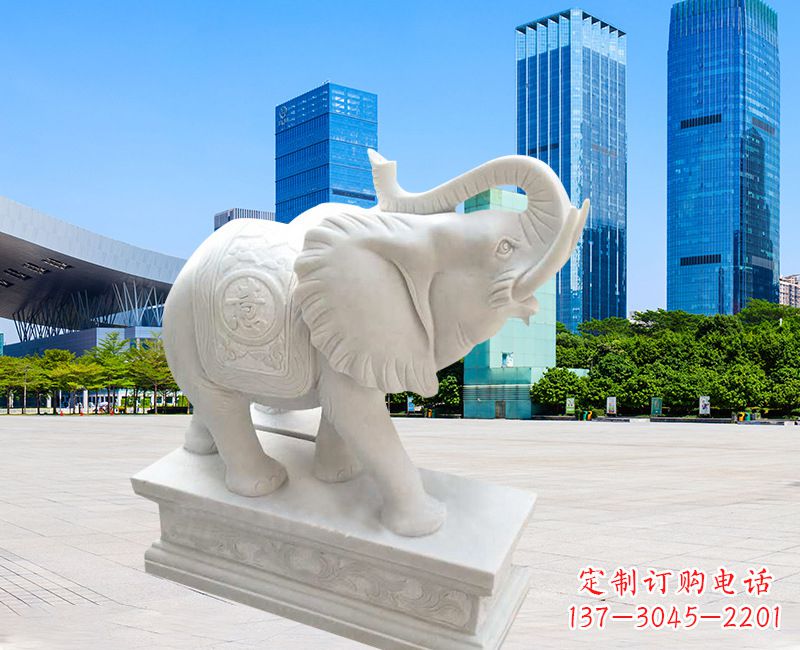 重庆石雕大象喷泉