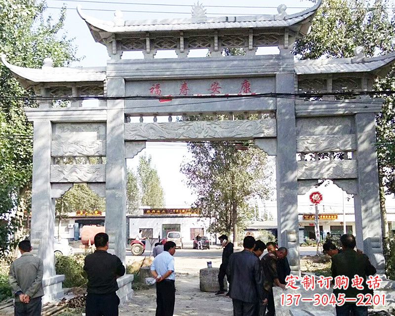 重庆中领雕塑：专业制作精美的牌坊雕塑