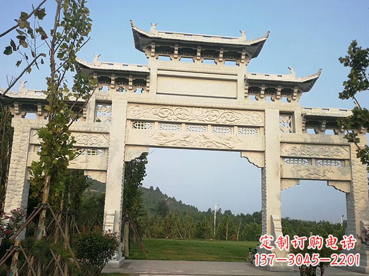 重庆专业的石牌坊雕塑定制