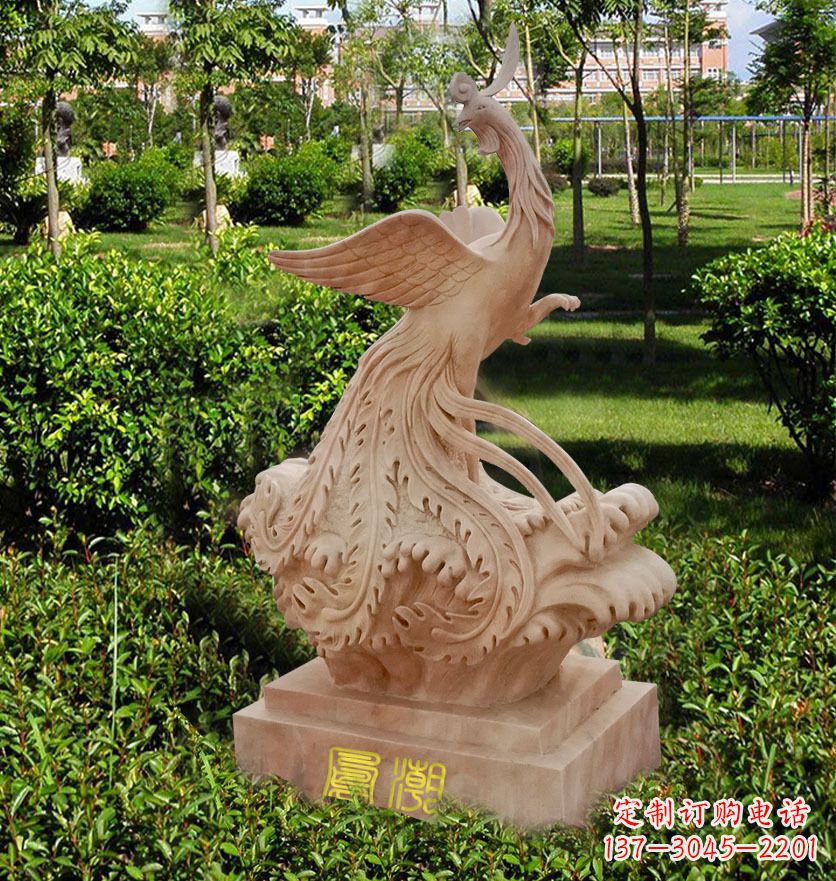 重庆雕刻凤凰传递祥瑞祝福