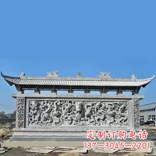 重庆石雕浮雕影壁塑——高雅时尚的室内艺术装饰