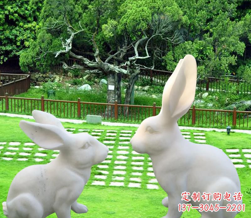 重庆中领雕塑定制独特的兔子雕塑