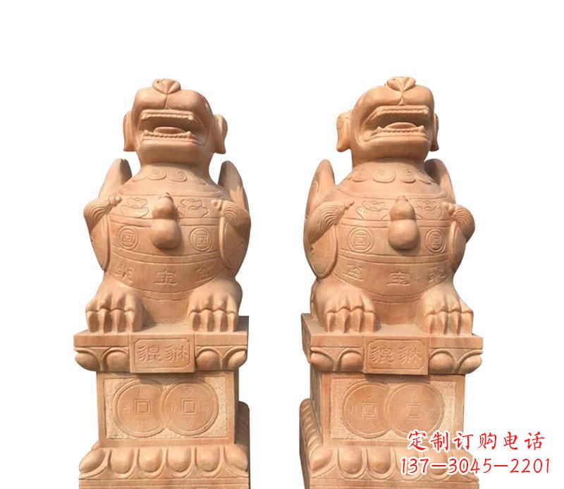 重庆精美貔貅雕塑,让太古神兽在家中常伴