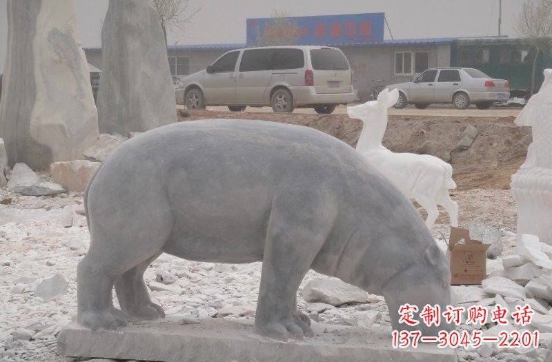 重庆石雕河马