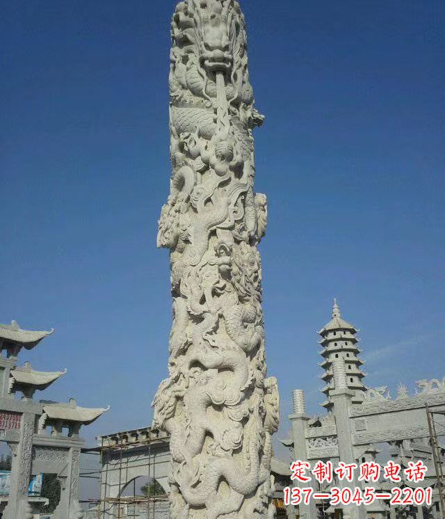 重庆精美雕塑,华表龙柱雕塑