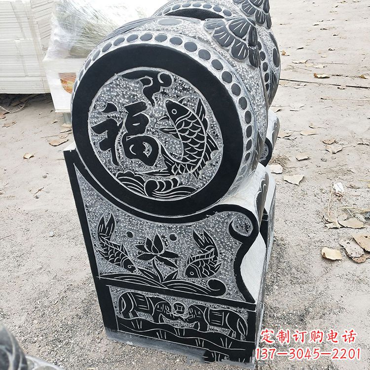 重庆青石门墩雕塑,让您的家居典雅自有格调