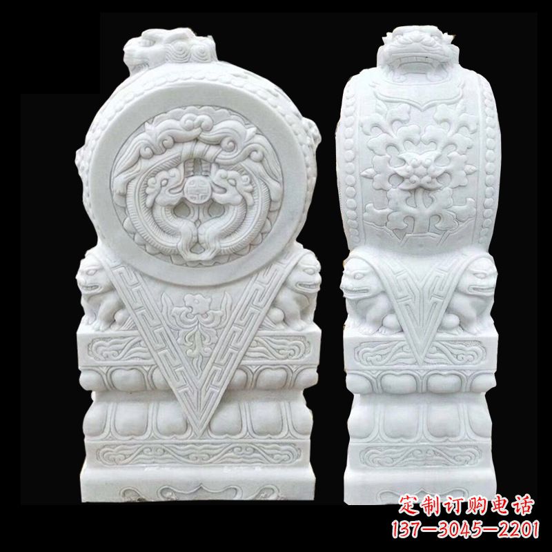 重庆石雕门墩石鼓摆件