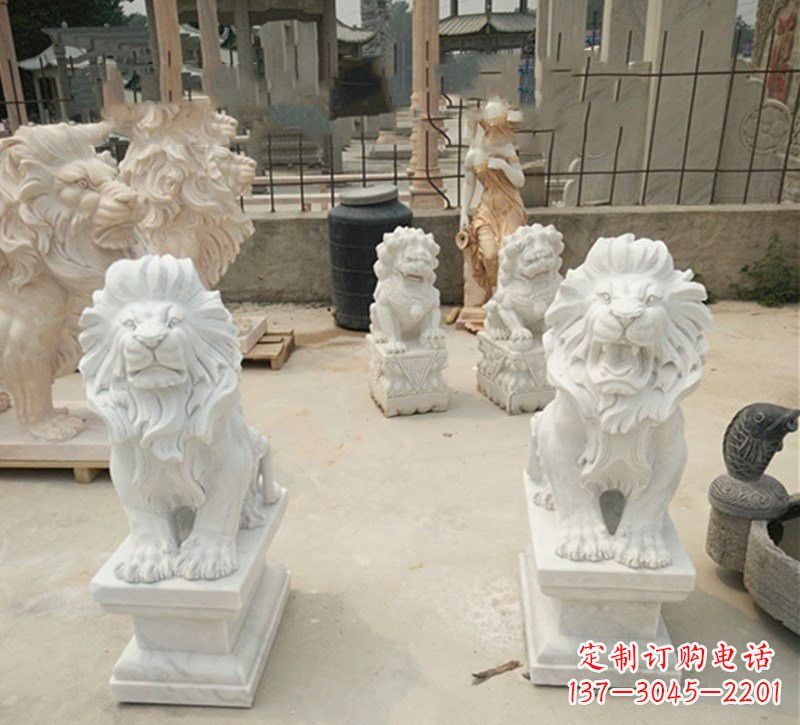 重庆传承欧式历史的狮子雕塑