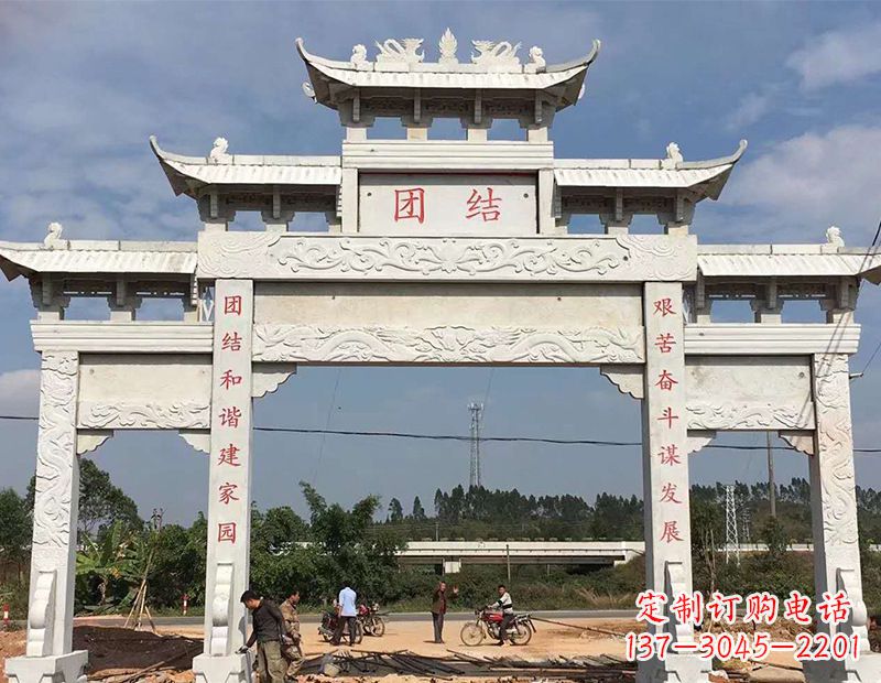 重庆定制牌坊雕塑,展现精湛工艺