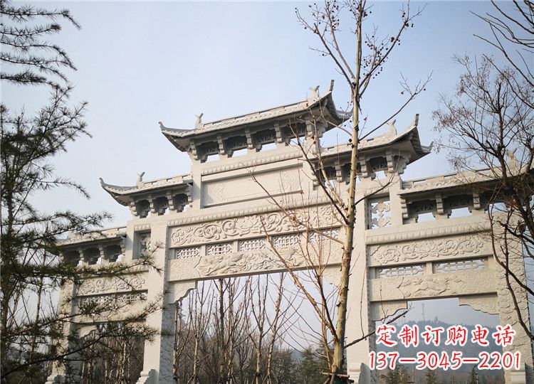 重庆定制高品质牌坊雕塑