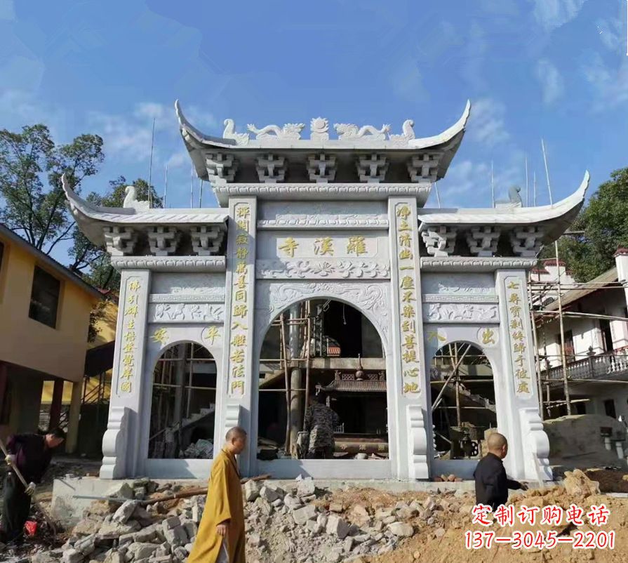 重庆西安中领雕塑:高端定制牌坊雕塑