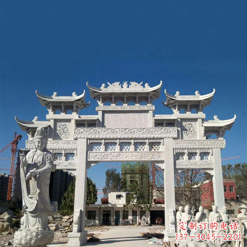 重庆中领雕塑牌楼铸铜雕塑