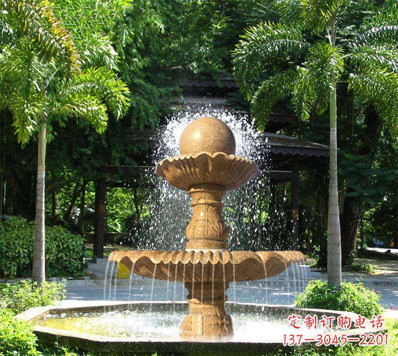 重庆石雕喷泉风水球流水