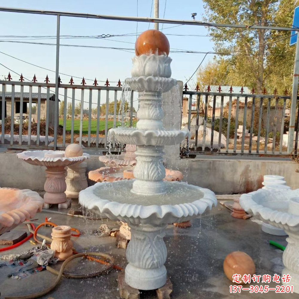 重庆石雕喷泉,营造出静谧氛围