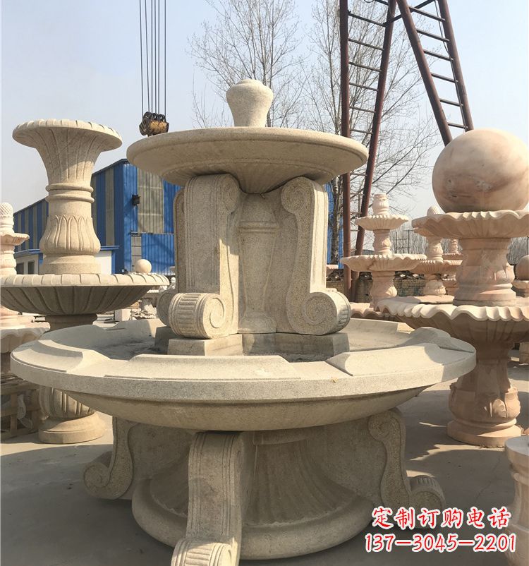 重庆石雕喷泉喷水池