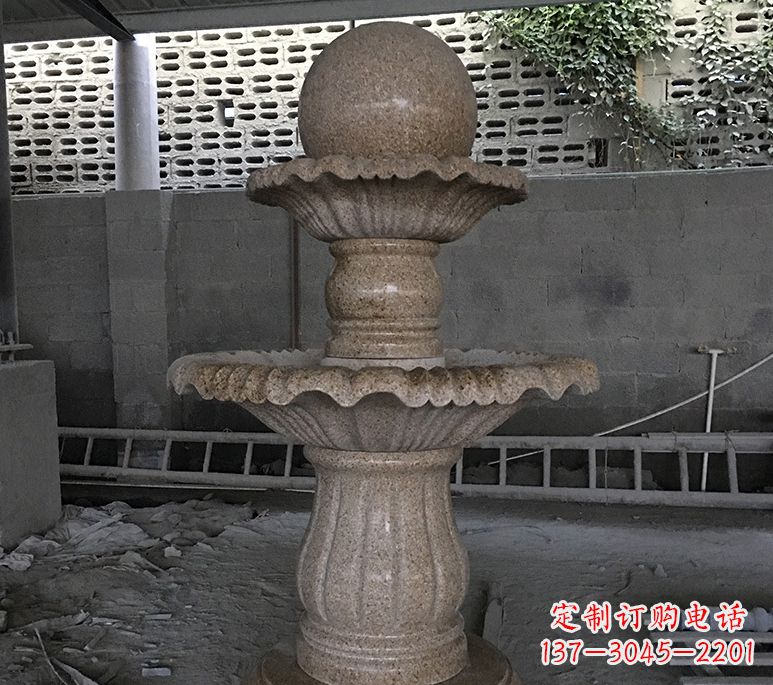 重庆石雕喷泉小鱼
