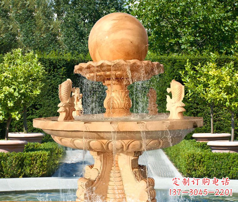 重庆引领艺术风潮，精美喷泉雕塑