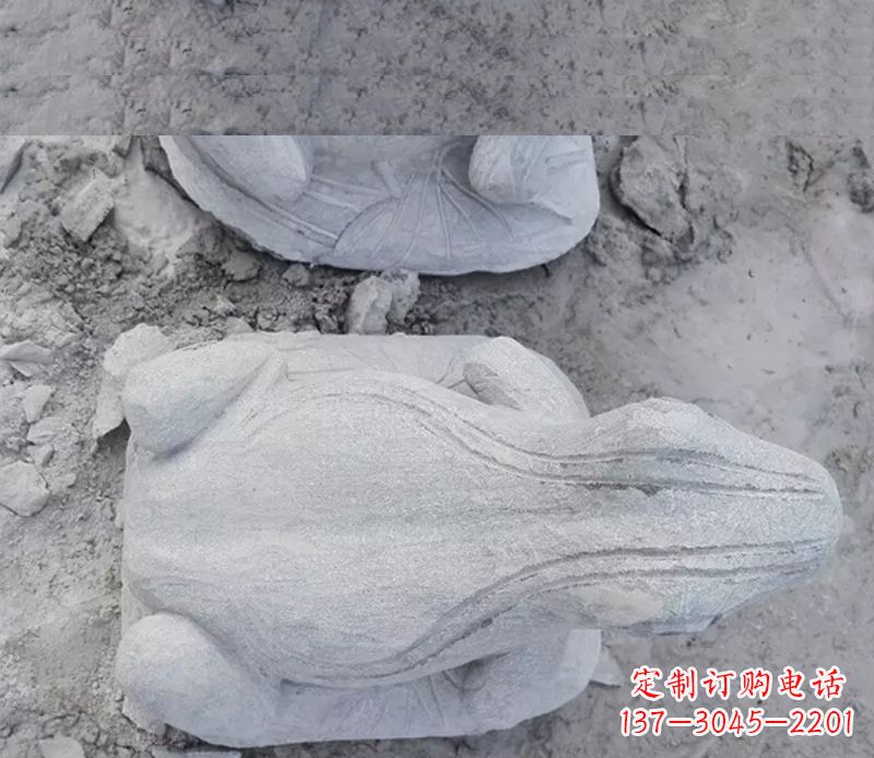 重庆石雕青蛙雕塑